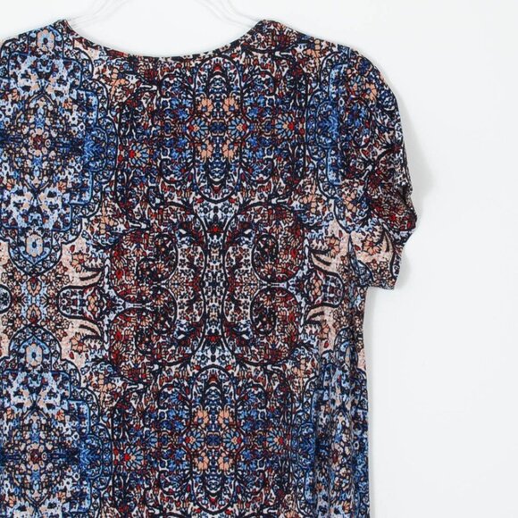 Show Me Your Mumu Print Short Sleeve T-Shirt Dress Womens Size Medium - Picture 5 of 5